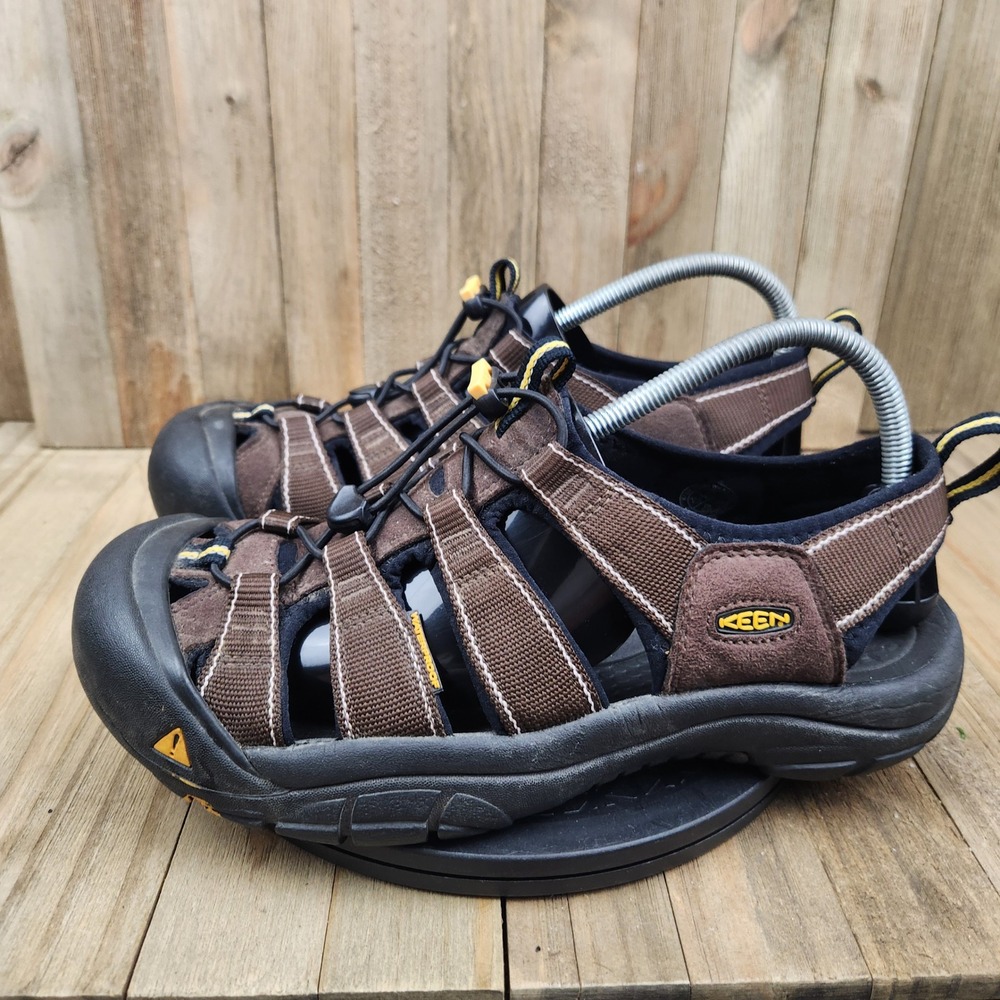 Keen Newport H2 Hiking Sport Sandals Mens Size 11 EU 44.5 Brown Waterproof